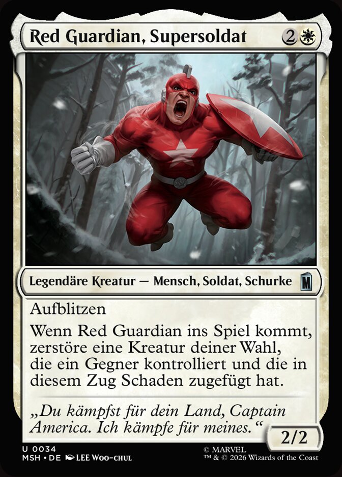 Red Guardian, Supersoldat