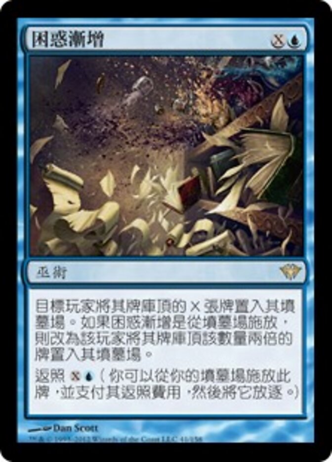困惑漸增
