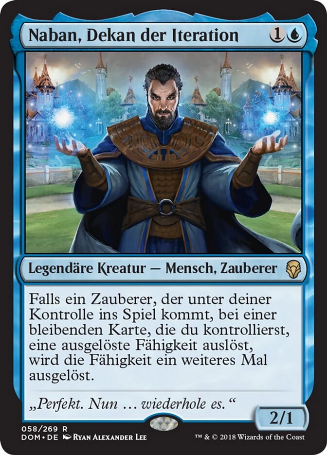 Naban, Dekan der Iteration
