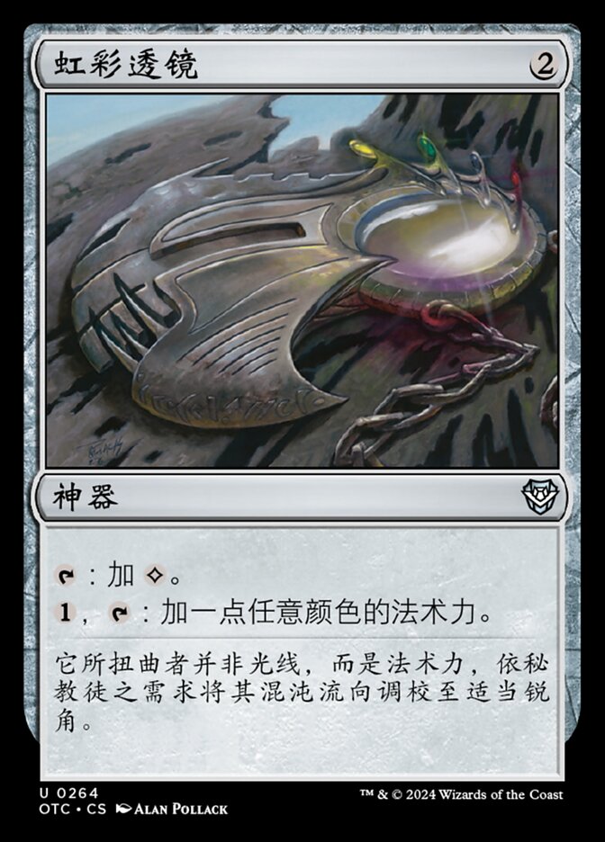 虹彩透镜