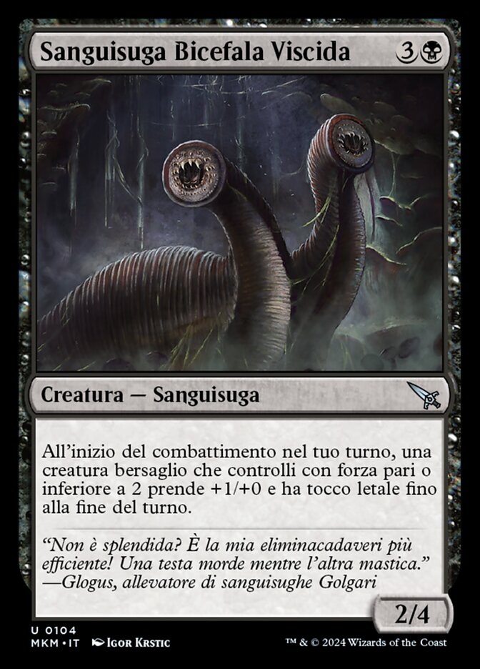 Sanguisuga Bicefala Viscida