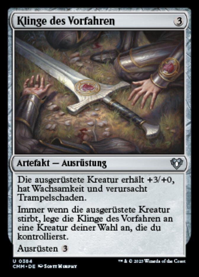 Klinge des Vorfahren
