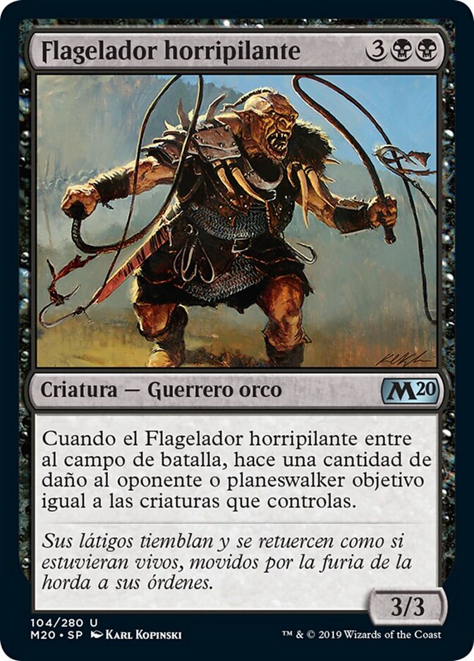 Flagelador horripilante