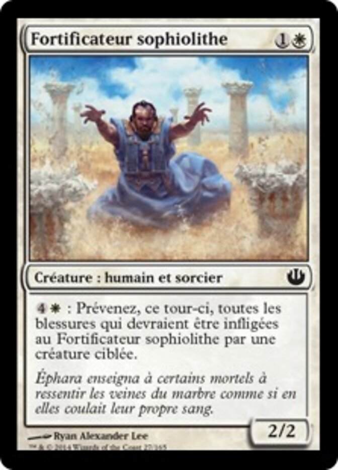 Fortificateur sophiolithe