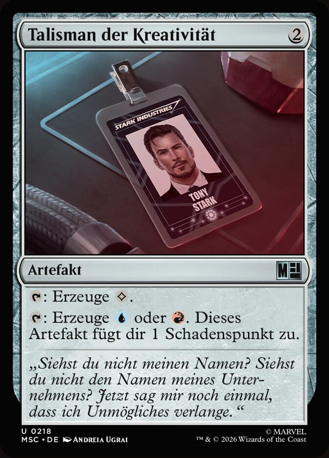 Talisman der Kreativität