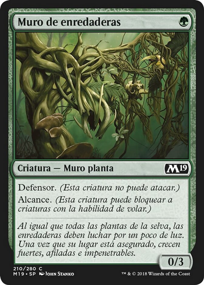 Muro de enredaderas