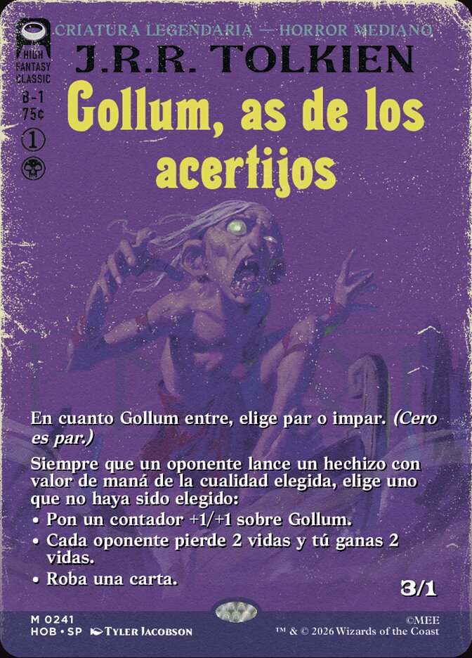 Gollum, as de los acertijos