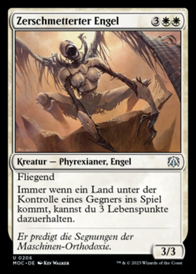 Zerschmetterter Engel