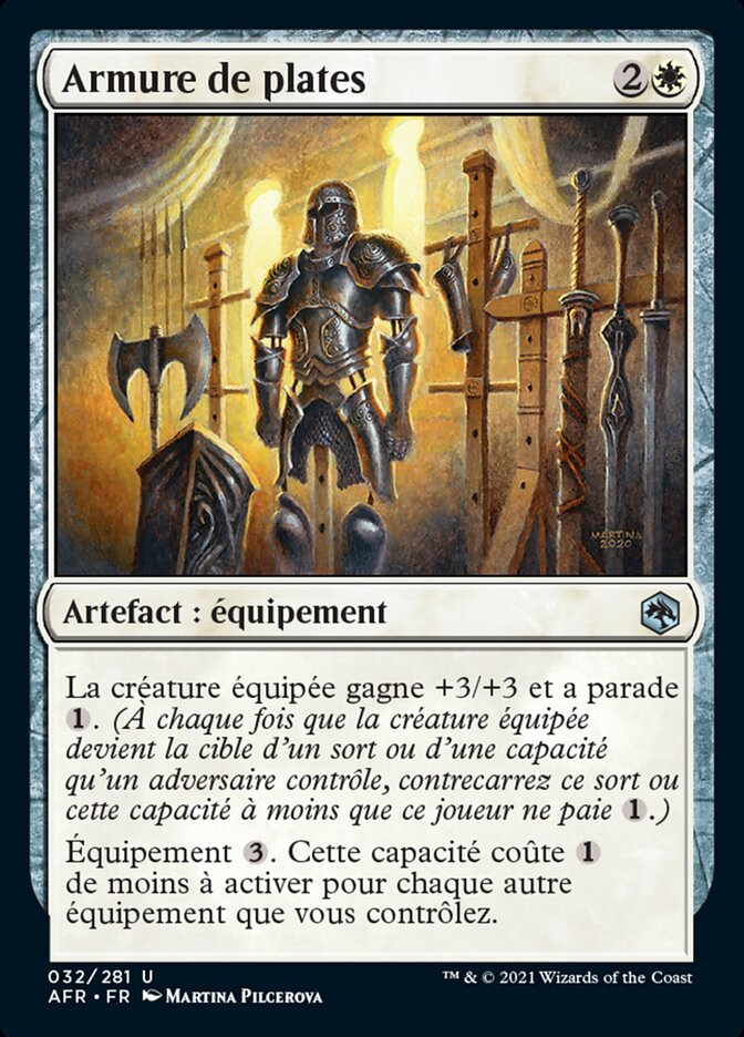 Armure de plates