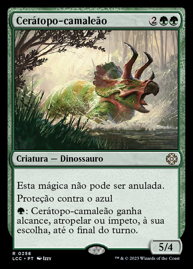 Cerátopo-camaleão