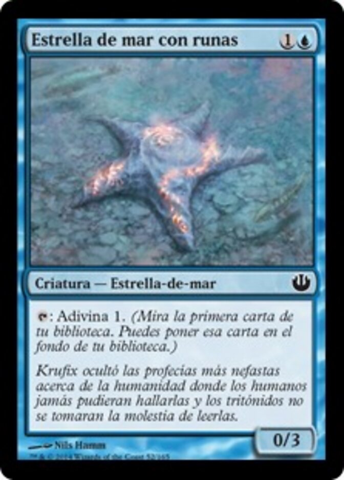Estrella de mar con runas