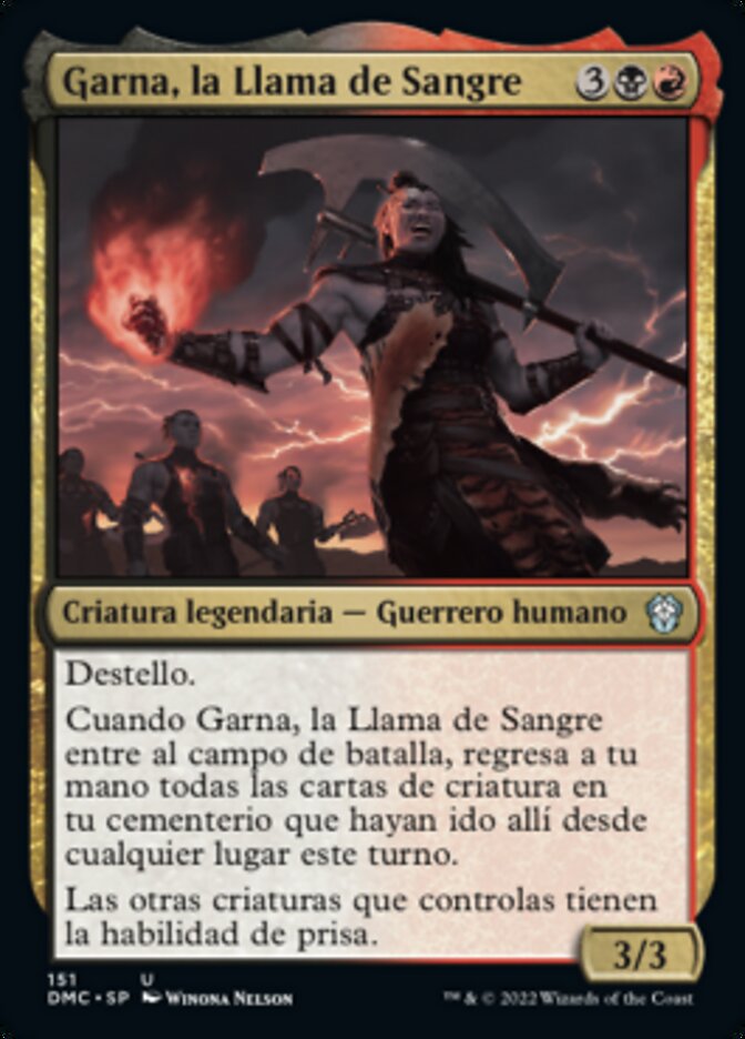Garna, la Llama de Sangre