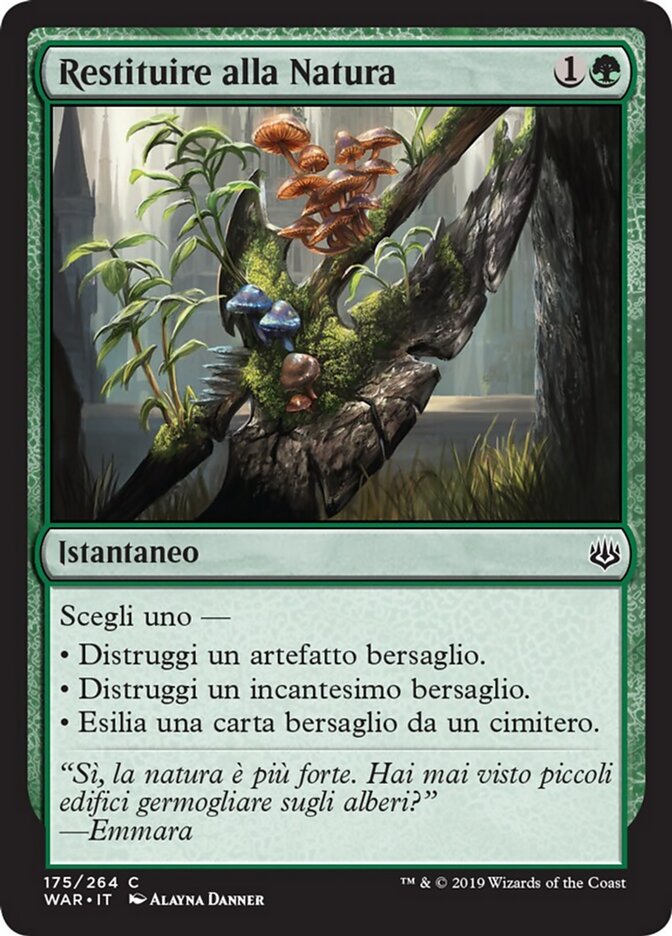 Restituire alla Natura