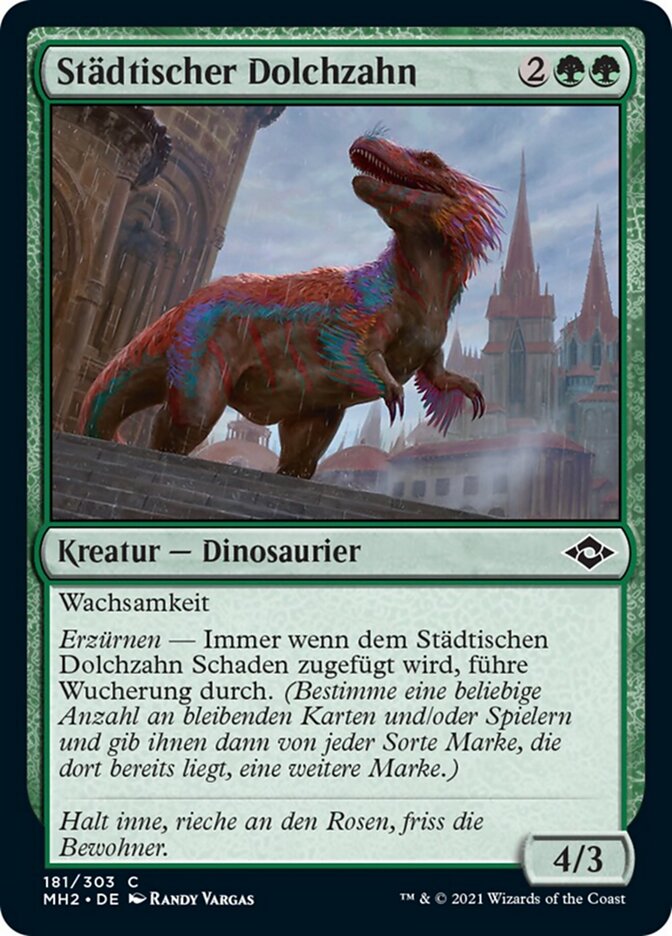 Städtischer Dolchzahn