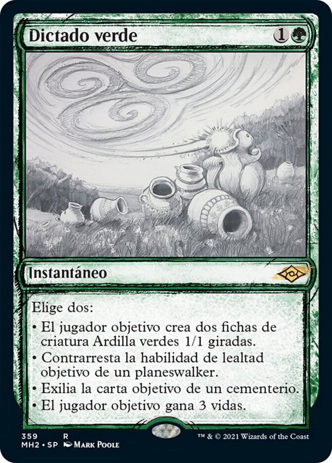 Dictado verde