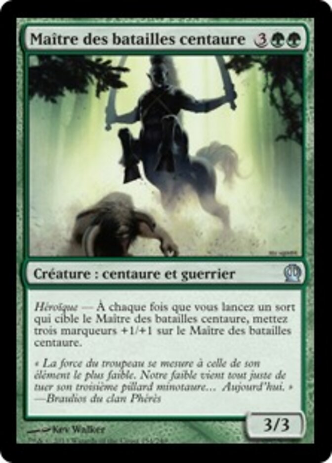 Maître des batailles centaure