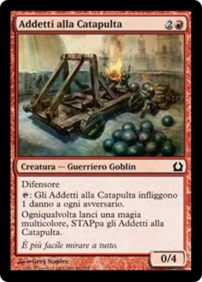 Addetti alla Catapulta