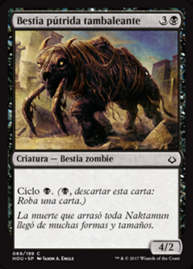 Bestia pútrida tambaleante