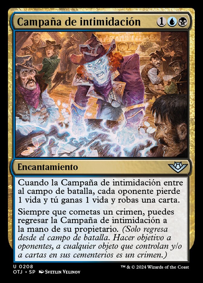 Campaña de intimidación