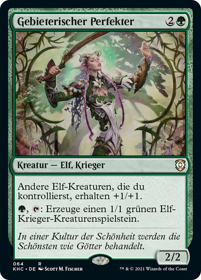 Gebieterischer Perfekter