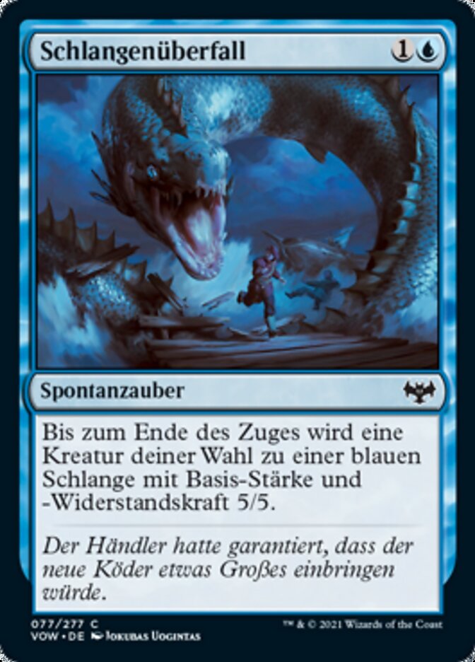 Schlangenüberfall
