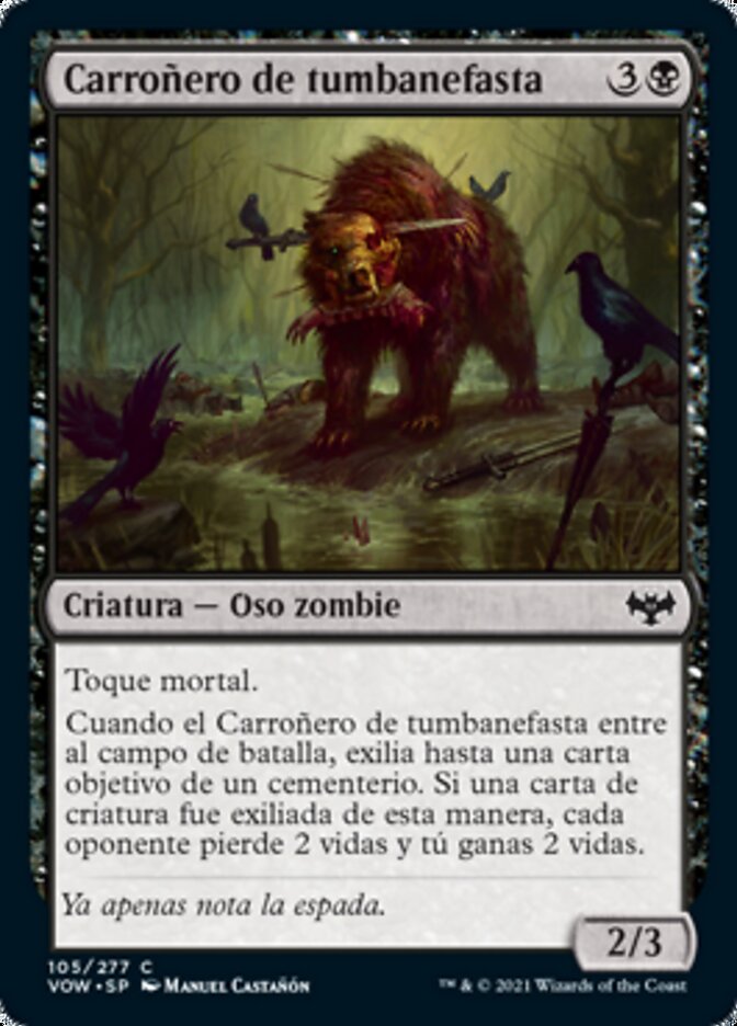 Carroñero de tumbanefasta