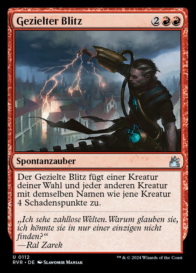 Gezielter Blitz