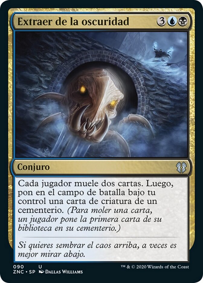 Extraer de la oscuridad