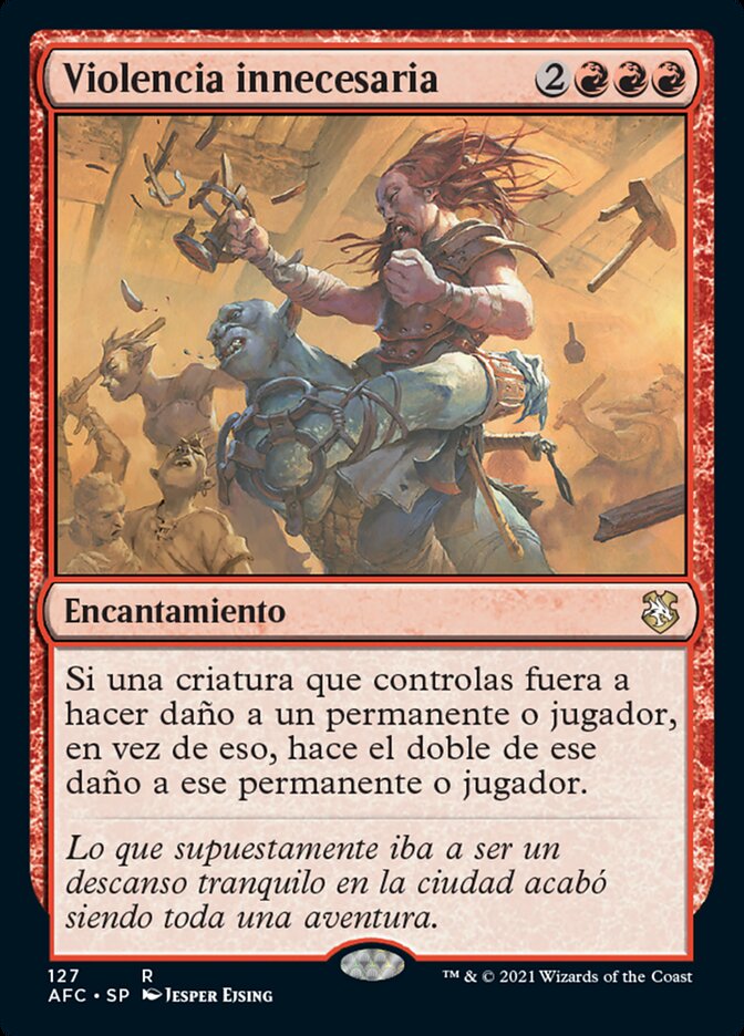 Violencia innecesaria