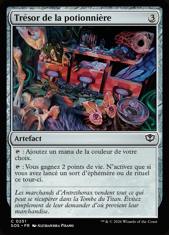 Trésor de la potionnière