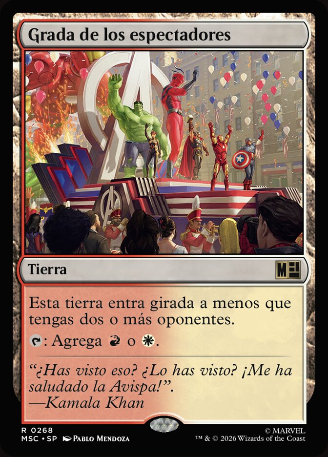 Grada de los espectadores
