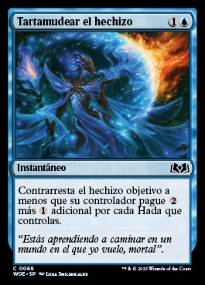 Tartamudear el hechizo