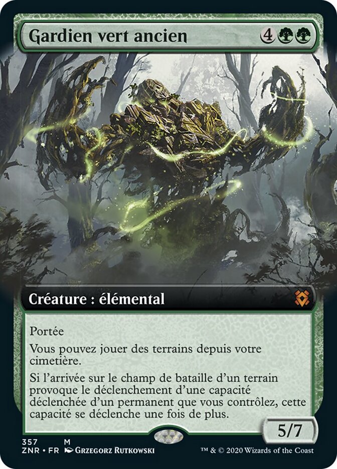 Gardien vert ancien