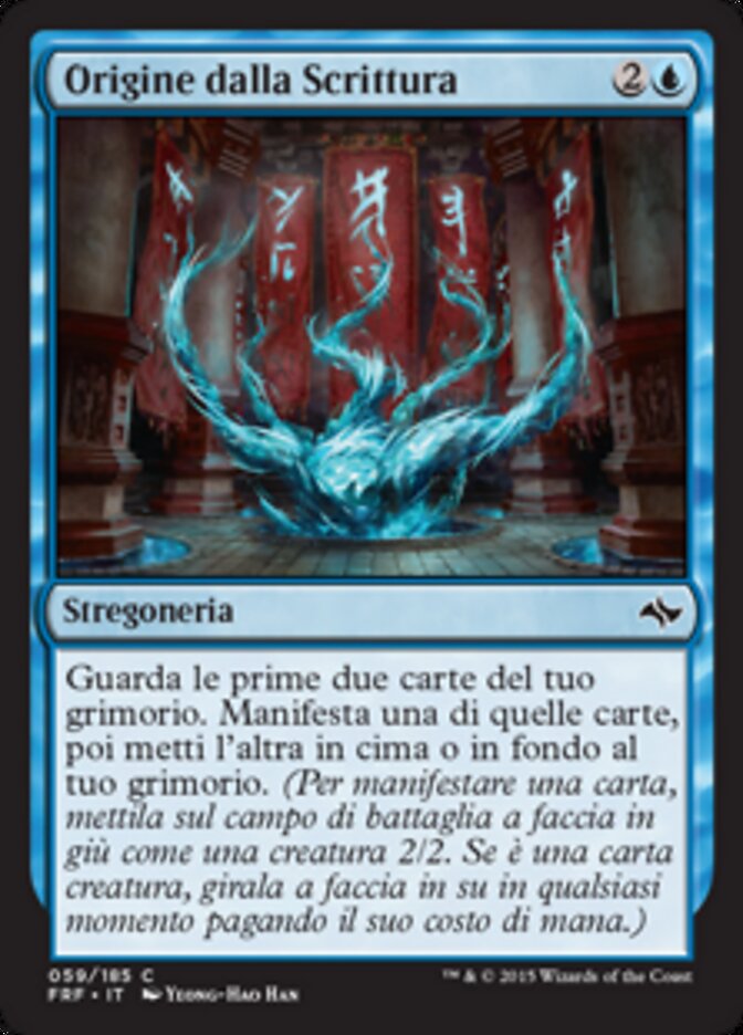 Origine dalla Scrittura