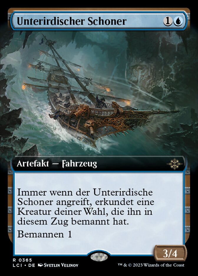 Unterirdischer Schoner