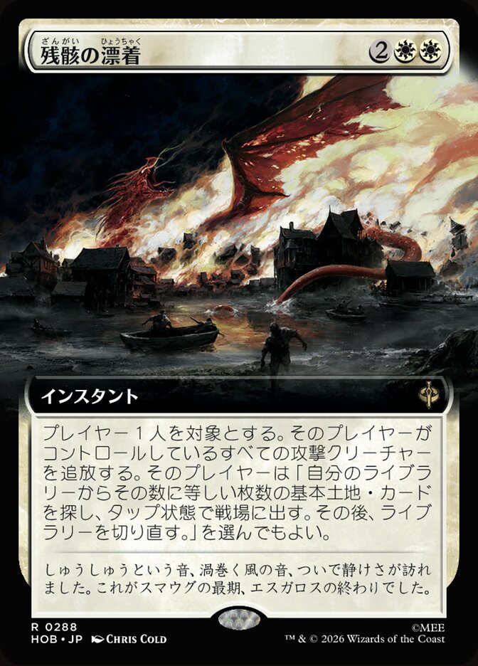 残骸の漂着