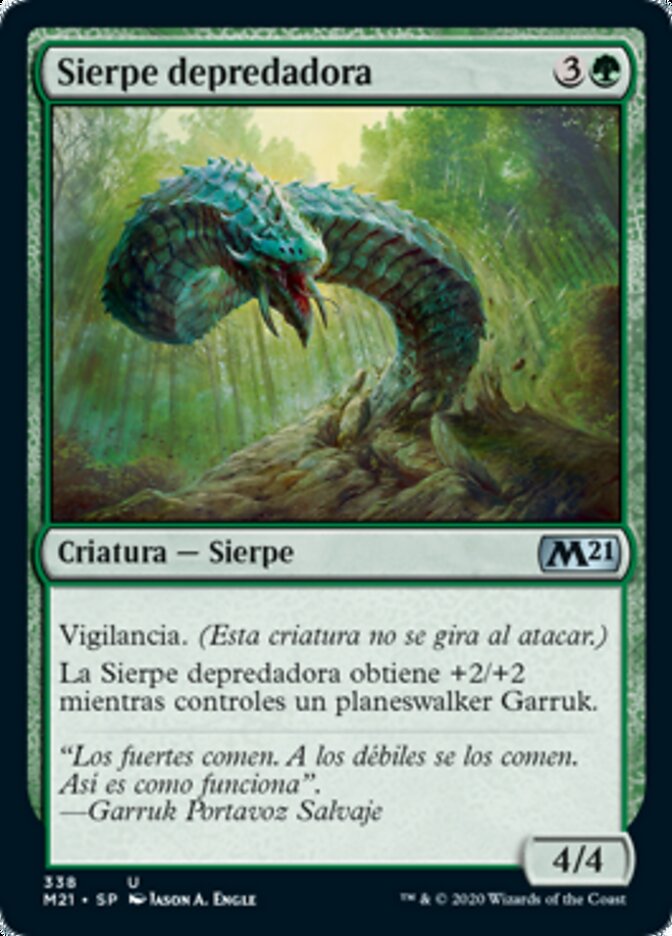 Sierpe depredadora