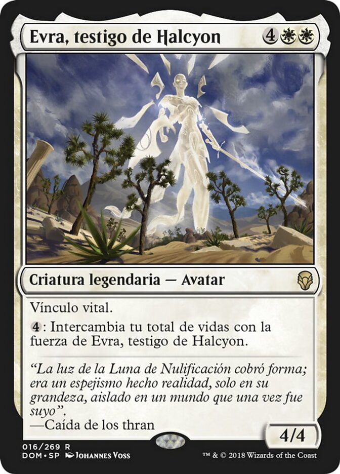 Evra, testigo de Halcyon