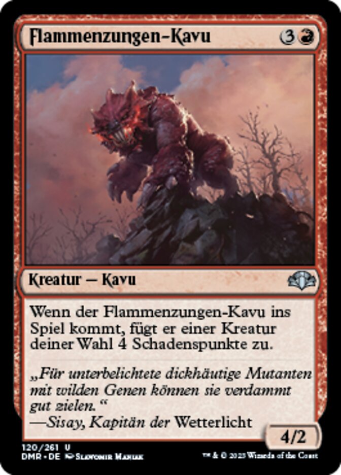 Flammenzungen-Kavu