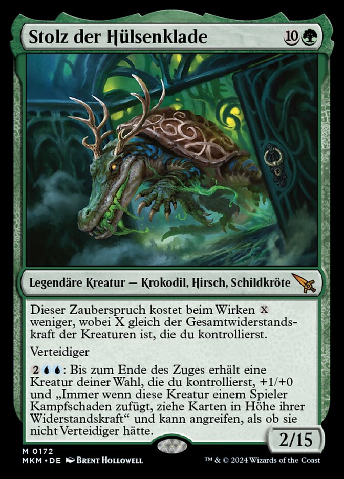 Stolz der Hülsenklade