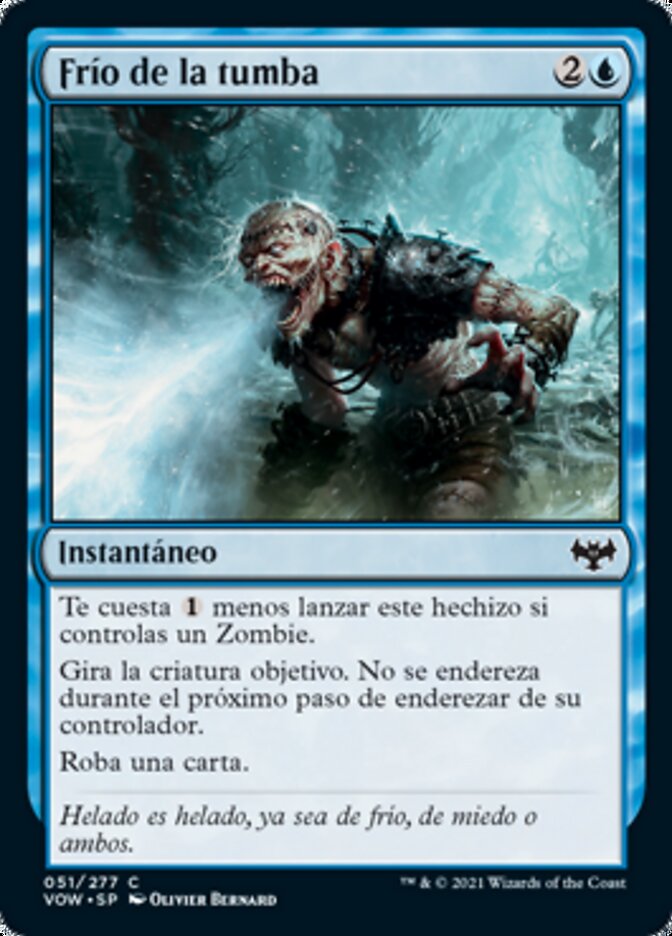 Frío de la tumba