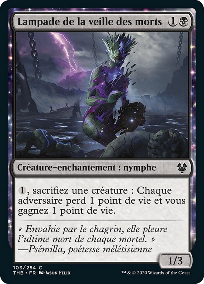 Lampade de la veille des morts