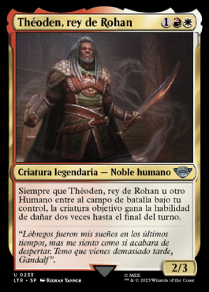 Théoden, rey de Rohan