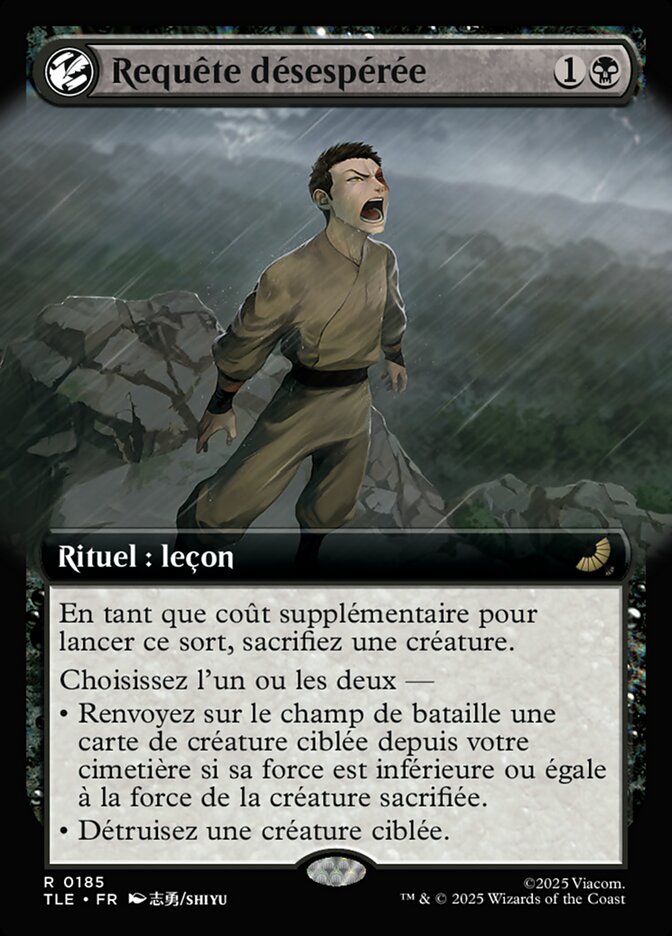 Requête désespérée