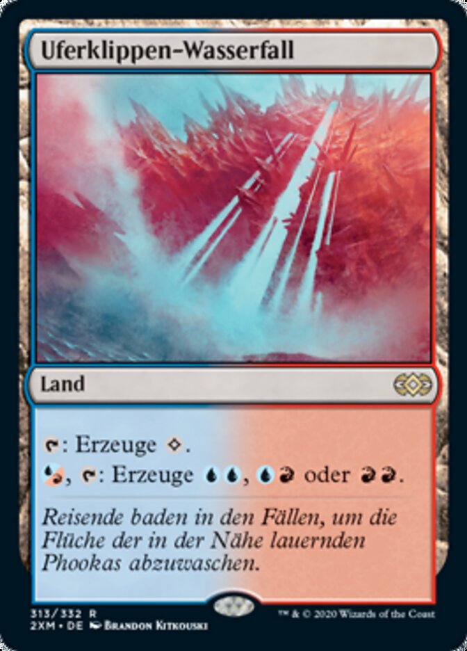 Uferklippen-Wasserfall