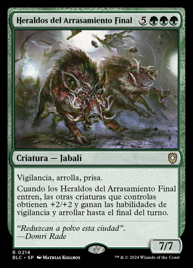 Heraldos del Arrasamiento Final