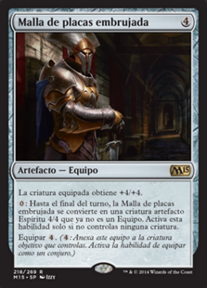 Malla de placas embrujada