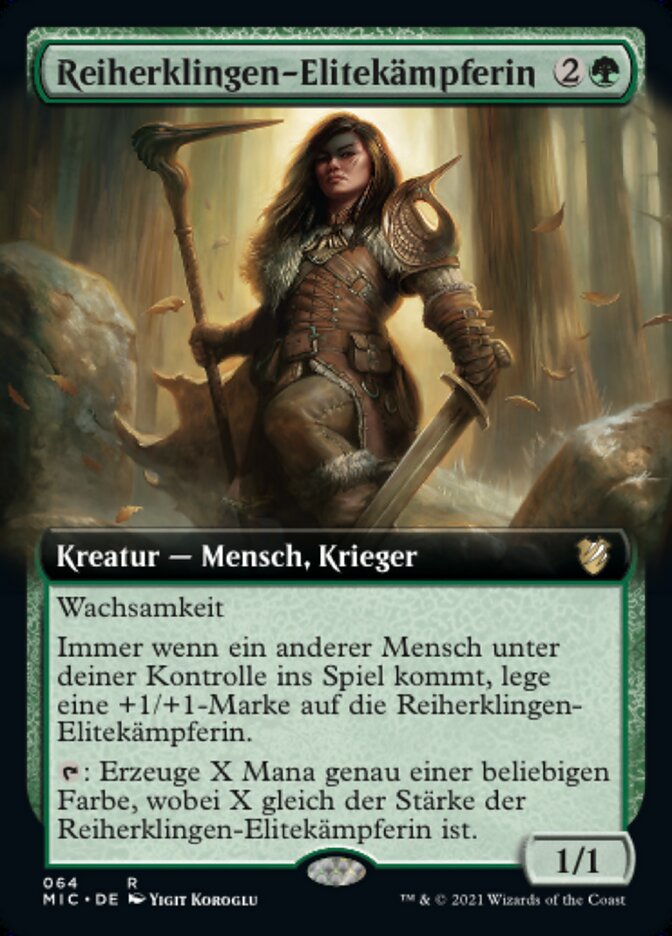 Reiherklingen-Elitekämpferin