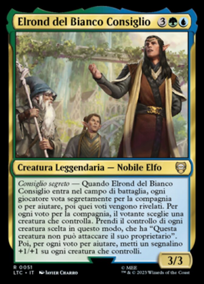 Elrond del Bianco Consiglio