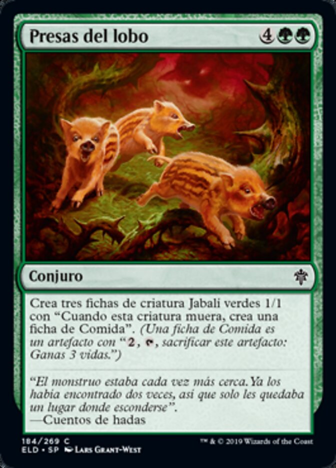 Presas del lobo